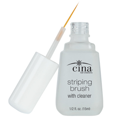 Striping Brush with Cleaner